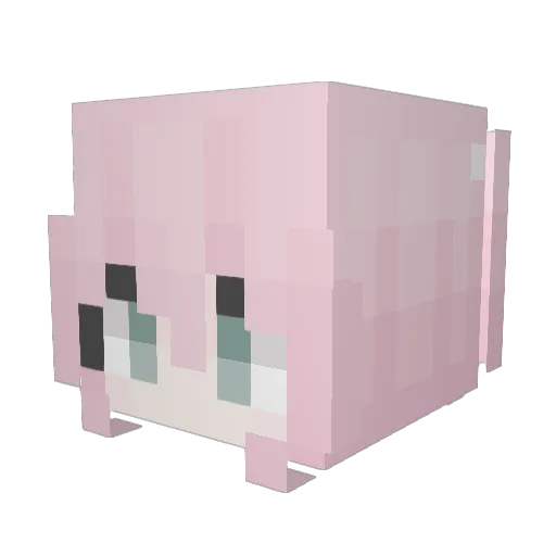 seozzzz Minecraft avatar head, 3D render
