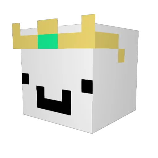 sepaiste Minecraft avatar head, 3D render