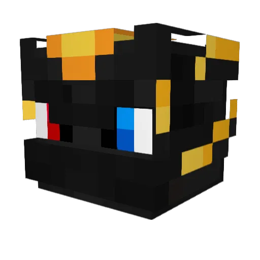 sepiade200 Minecraft avatar head, 3D render