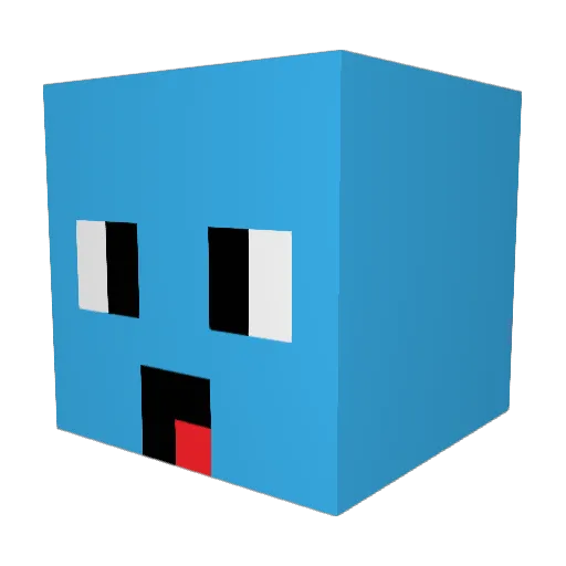 sepiramc Minecraft avatar head, 3D render