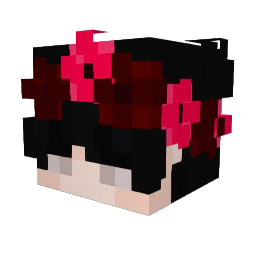 sepixsy Minecraft avatar head, 3D render