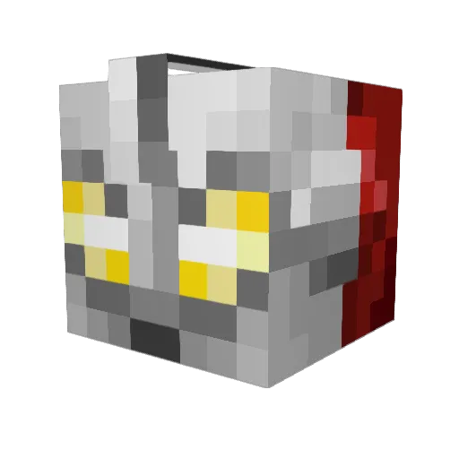 seppukusama Minecraft avatar head, 3D render