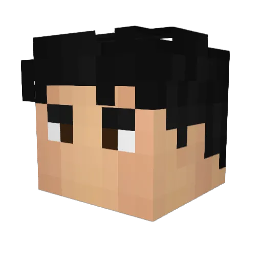 seprz Minecraft avatar head, 3D render