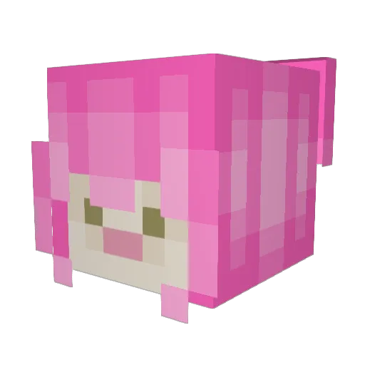 september23 Minecraft avatar head, 3D render