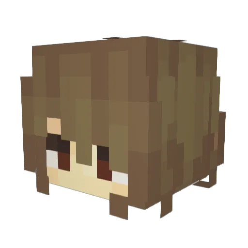 septmbrrss Minecraft avatar head, 3D render
