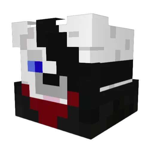 sepvp Minecraft avatar head, 3D render