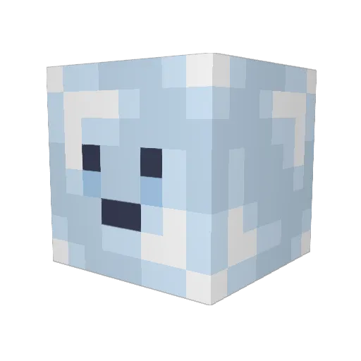 seqfr Minecraft avatar head, 3D render