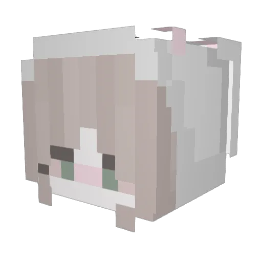 sequoia0333 Minecraft avatar head, 3D render