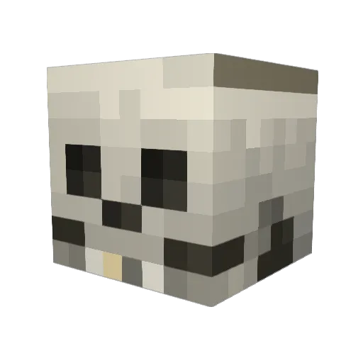 seradus Minecraft avatar head, 3D render