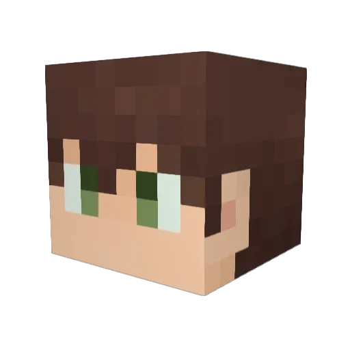 seran_0407 Minecraft avatar head, 3D render