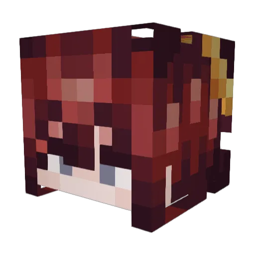 seraphimm3272 Minecraft avatar head, 3D render