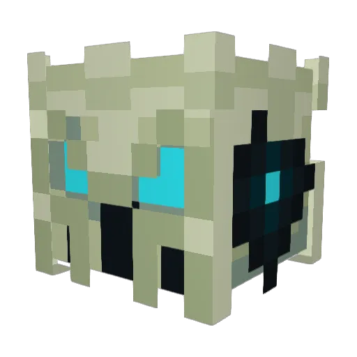 seraphimwow Minecraft avatar head, 3D render