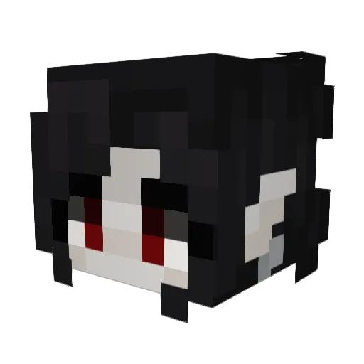 seraphymnswan Minecraft avatar head, 3D render