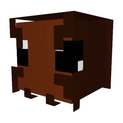 serapteryx Minecraft avatar head, 3D render