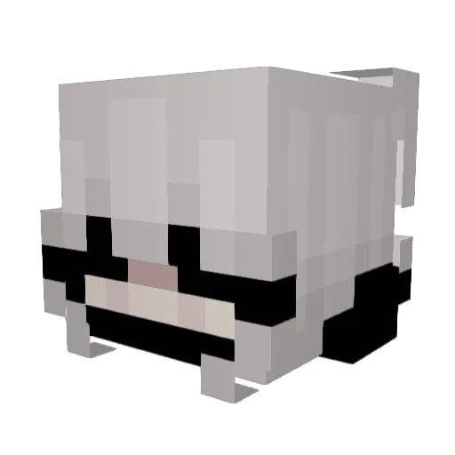serast3s Minecraft avatar head, 3D render