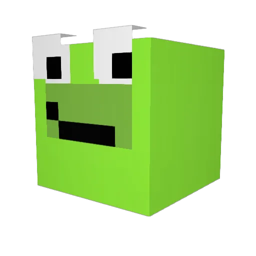 serbino Minecraft avatar head, 3D render