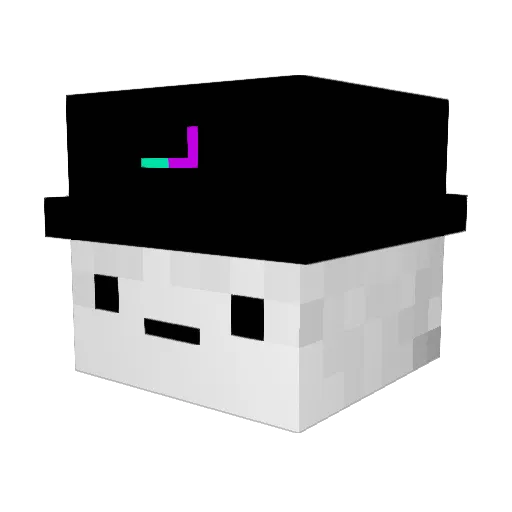 serbking98 Minecraft avatar head, 3D render