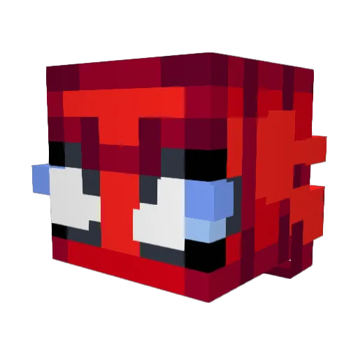 serdiuks Minecraft avatar head, 3D render