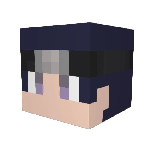 sereZ77 Minecraft avatar head, 3D render
