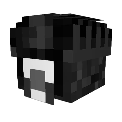 serebus1 Minecraft avatar head, 3D render