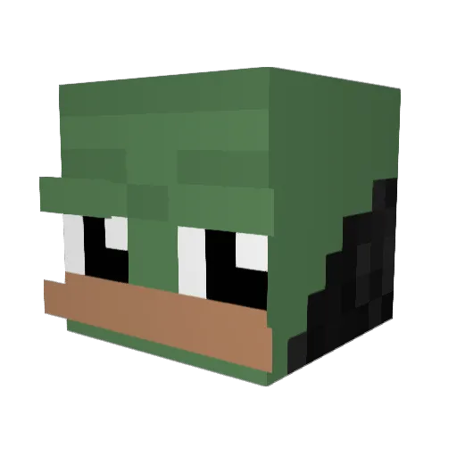 seren1ty__ Minecraft avatar head, 3D render