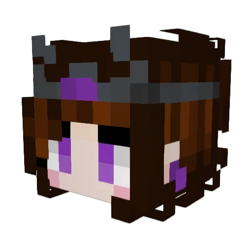 serena_salem Minecraft avatar head, 3D render