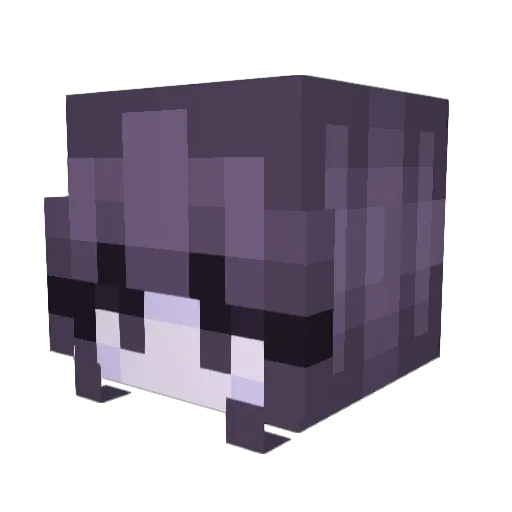 serenellina Minecraft avatar head, 3D render