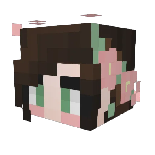 serenequeen444 Minecraft avatar head, 3D render