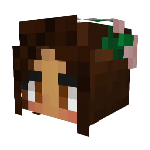 serenethesardine Minecraft avatar head, 3D render
