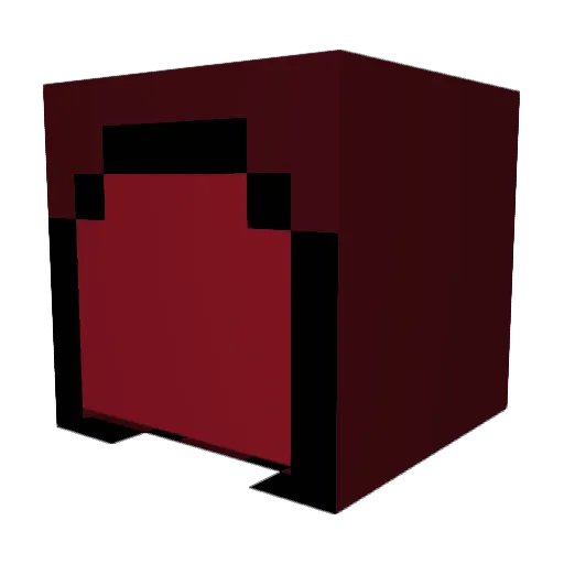 serenex Minecraft avatar head, 3D render