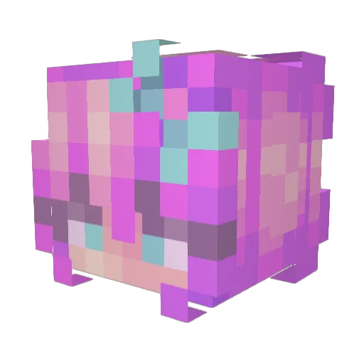 serengelic Minecraft avatar head, 3D render