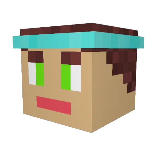sereq__ Minecraft avatar head, 3D render