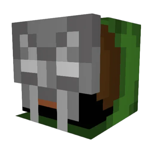 serg47 Minecraft avatar head, 3D render