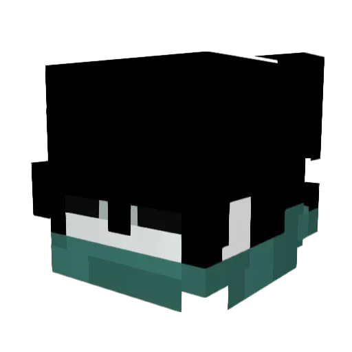 serge03 Minecraft avatar head, 3D render