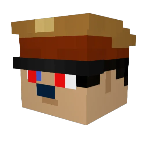 sergen29 Minecraft avatar head, 3D render