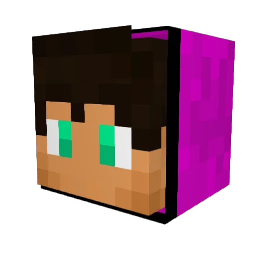 serginhooftw_ Minecraft avatar head, 3D render