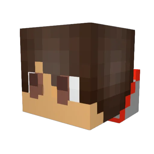 sergio_villa Minecraft avatar head, 3D render