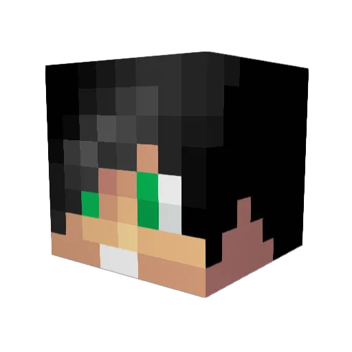 sergioavc Minecraft avatar head, 3D render