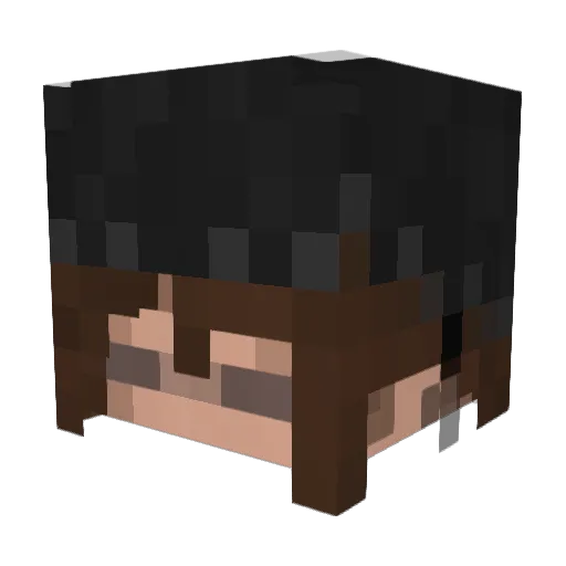 sergiogamer47 Minecraft avatar head, 3D render