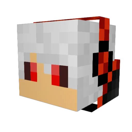 sergioquinro Minecraft avatar head, 3D render