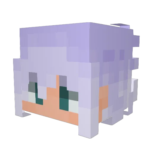 sergioy Minecraft avatar head, 3D render
