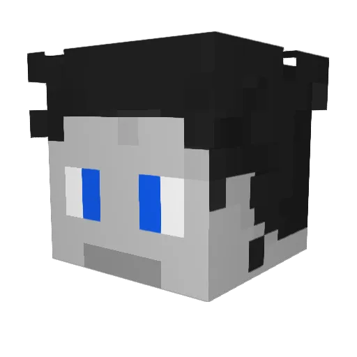 serhiitheguy Minecraft avatar head, 3D render