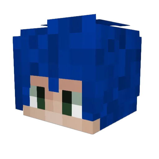 serialdesigG Minecraft avatar head, 3D render