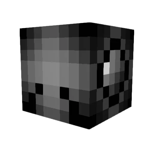 serieskid Minecraft avatar head, 3D render