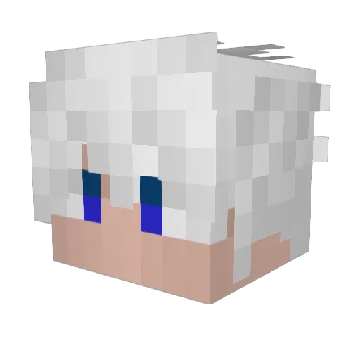 serkant_6 Minecraft avatar head, 3D render