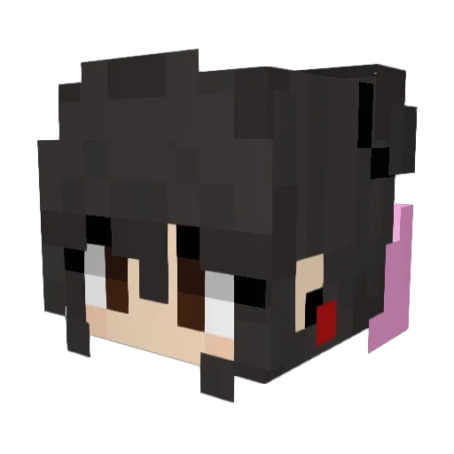 seroty7 Minecraft avatar head, 3D render