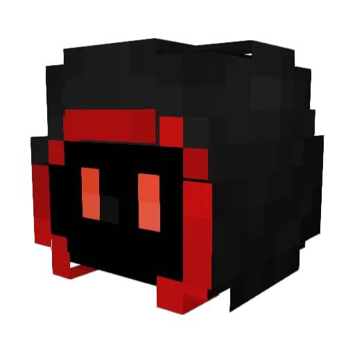 serpensar Minecraft avatar head, 3D render