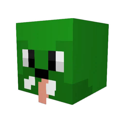 serpent525 Minecraft avatar head, 3D render
