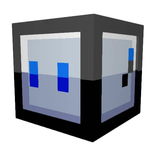 serpentscale Minecraft avatar head, 3D render