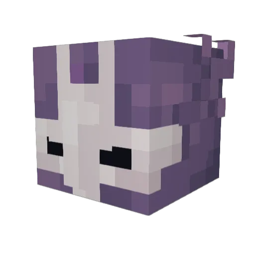 serptine Minecraft avatar head, 3D render
